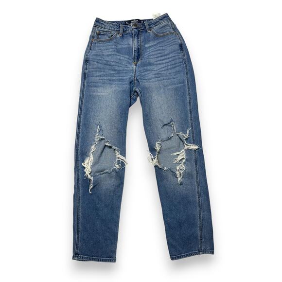 Hollister Curvy Ultra High-Rise Mom Jeans W26 L27 - Picture 1 of 10